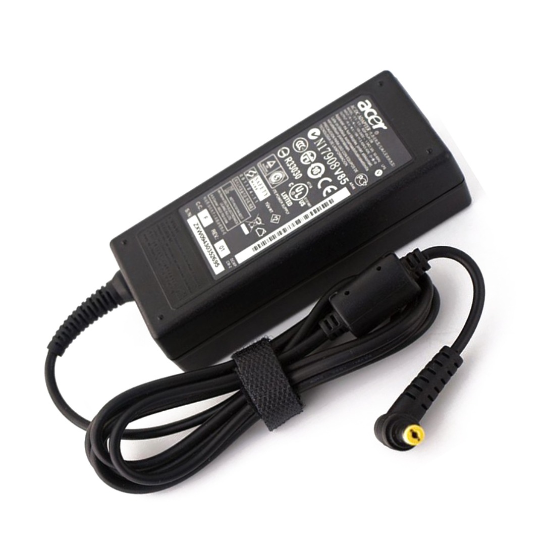 Acer 19V, 3.42A, 65W OEM Original Laptop Adapter (Pin: 5.5x1.7mm Yellow) - OEM brown Box Packed