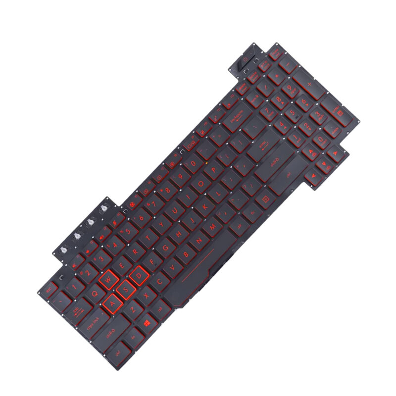 Laptop Replacement Keyboard for Asus TUF Gaming FX505 Series – RED Backlit | US Layout