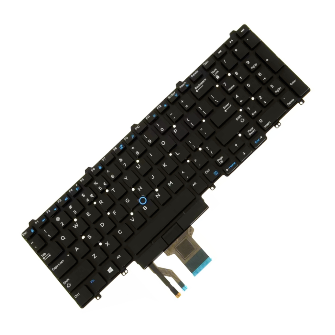 Replacement Keyboard for Dell Latitude E5550, Precision 15 3510, 7510 - with Backlit and Track - Image 2