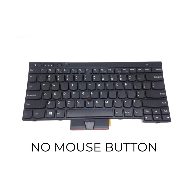 Replacement Keyboard for Lenovo ThinkPad T430s, W530 – Without Track Button (No Backlight)