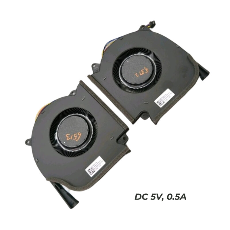 Premium Replacement CPU & GPU Cooling Fan for Asus ROG Strix G513 & G713 Series Laptops -DC 5V, 0.5A