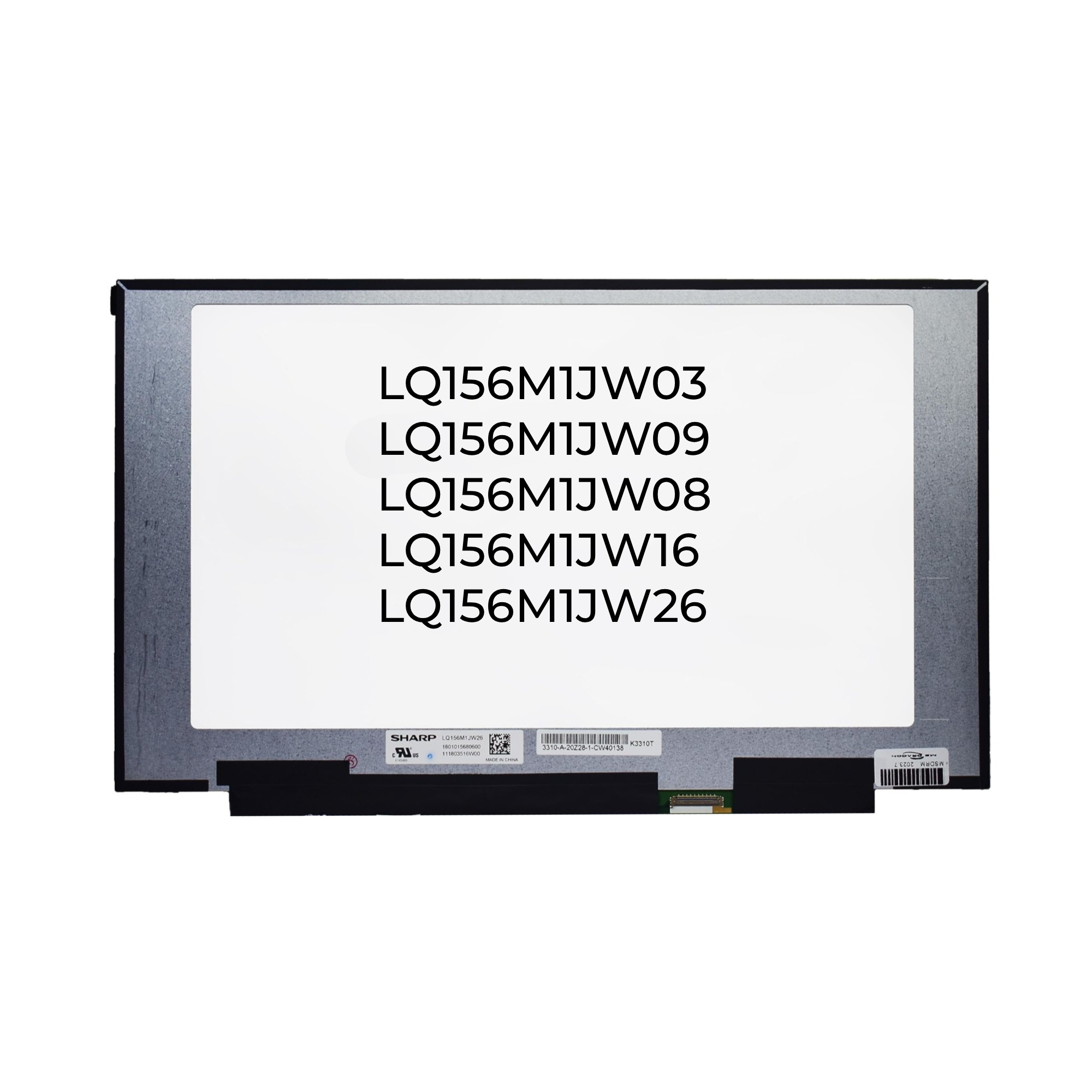 SHARP LQ156M1JW26 15.6" Full HD 240Hz Laptop Screen – Genuine OEM 240Hz Laptop Screen - Image 2
