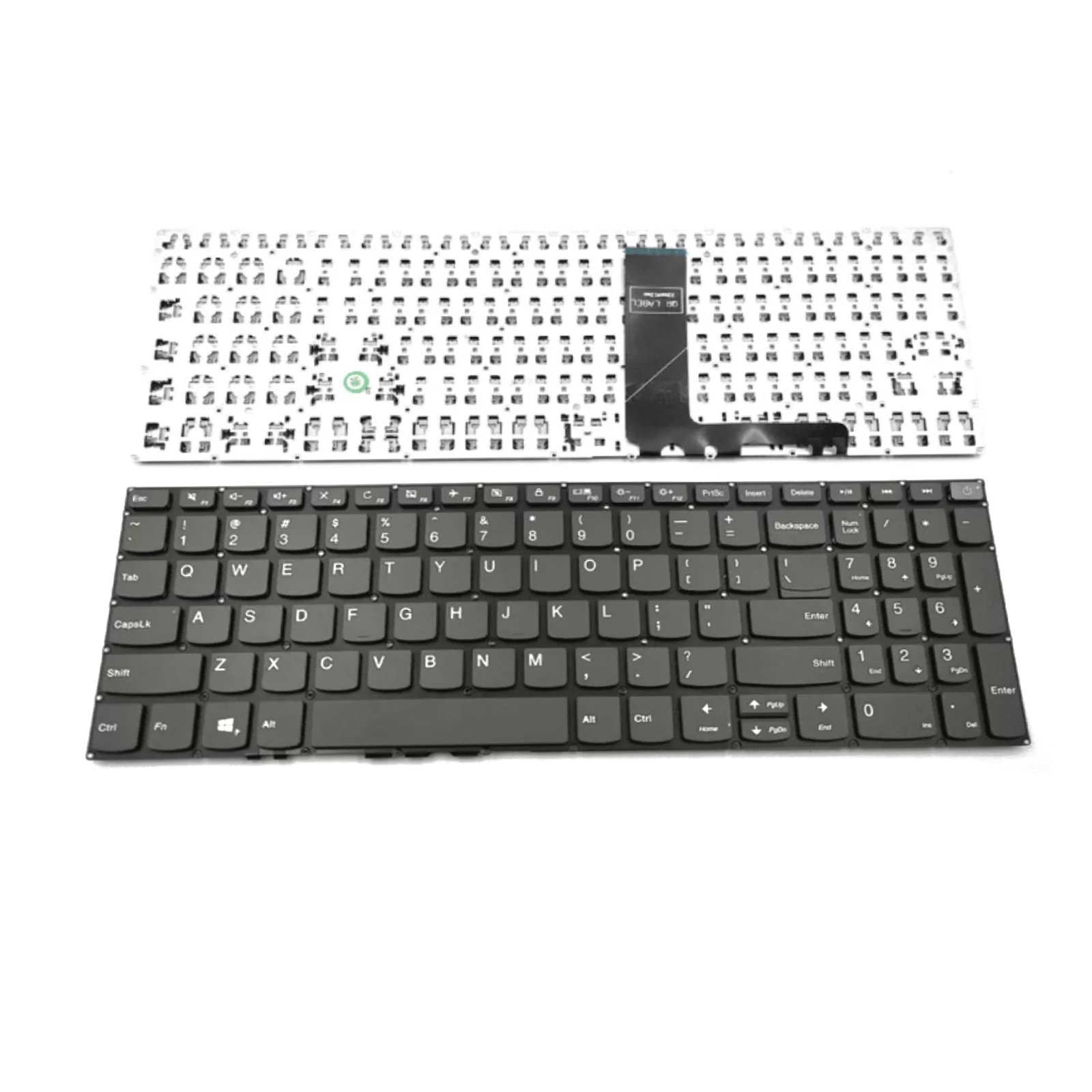 Replacement Keyboard for Lenovo IdeaPad 320-15ISK, 330-15ARR, 320-15ABR, 330-17ICH Series laptops -With Power Button on Keybord - No Backlit