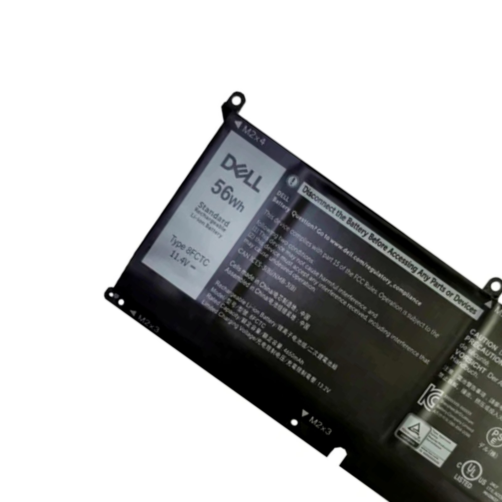 OEM Original 8FCTC Battery for DELL XPS 15 9500-R1845TS, G15 5520, 5521 Laptops - 11.4V/13.2V 56Wh - 100% Backup Solution