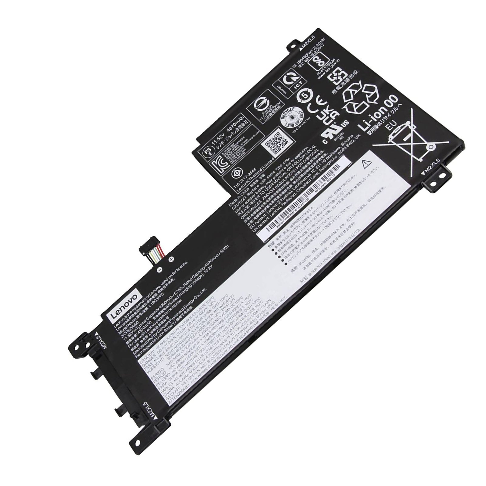 OEM ORIGINAL L19C3PF9 - L19M3PF9 Battery for Lenovo Laptops - 11.52V, 57WH