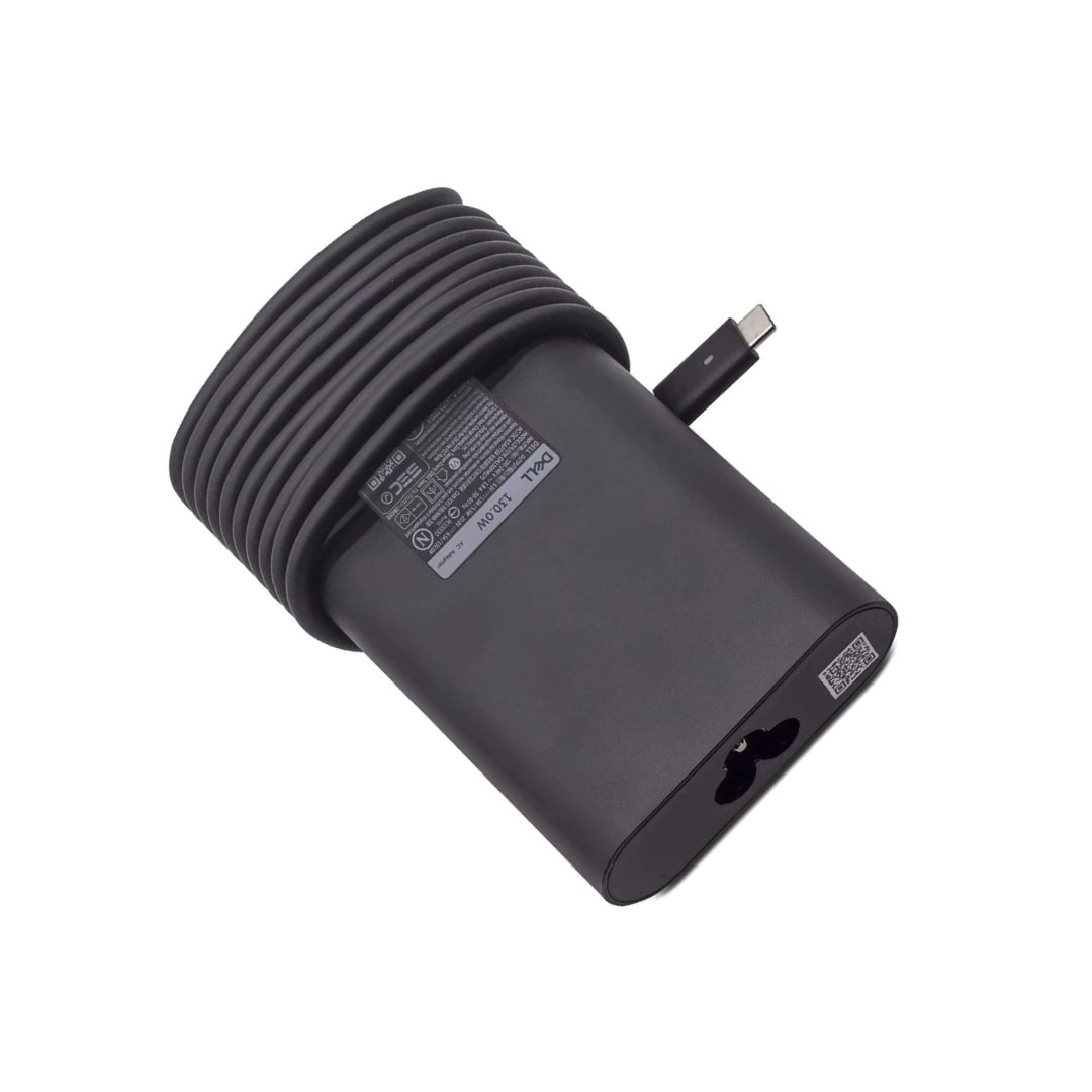 OEM Original 130W Type-C Adapter for Dell - 20V 6.5A - 130W USB C Type - Oval Shape