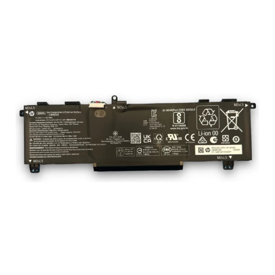 HP SD03XL OEM Original 52.5Whr Battery for HP Chromebook 13 G1 – 11.55V 3 Cell