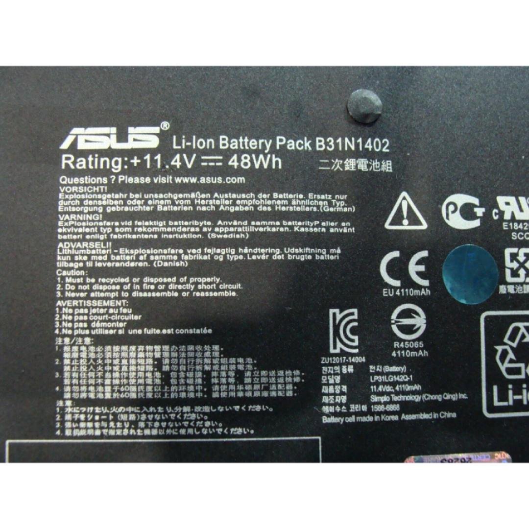 Original B31N1402 OEM Asus Laptop Battery For Asus Q551LN-BBI7T09, Q552UB Laptops