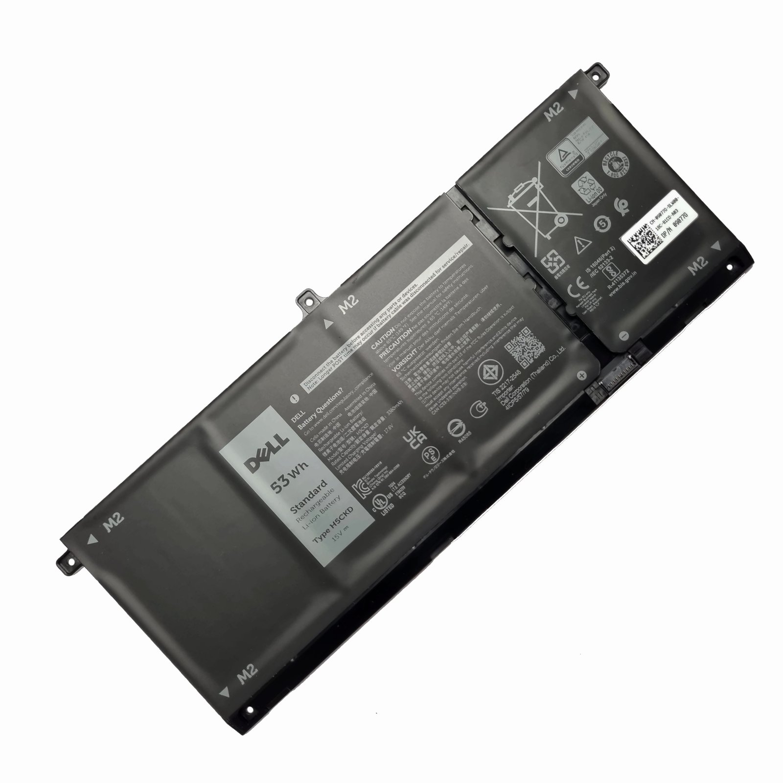 Dell H5CKD OEM Original Battery for Dell Inspiron 14 5401, 13 7300 - 53 Wh