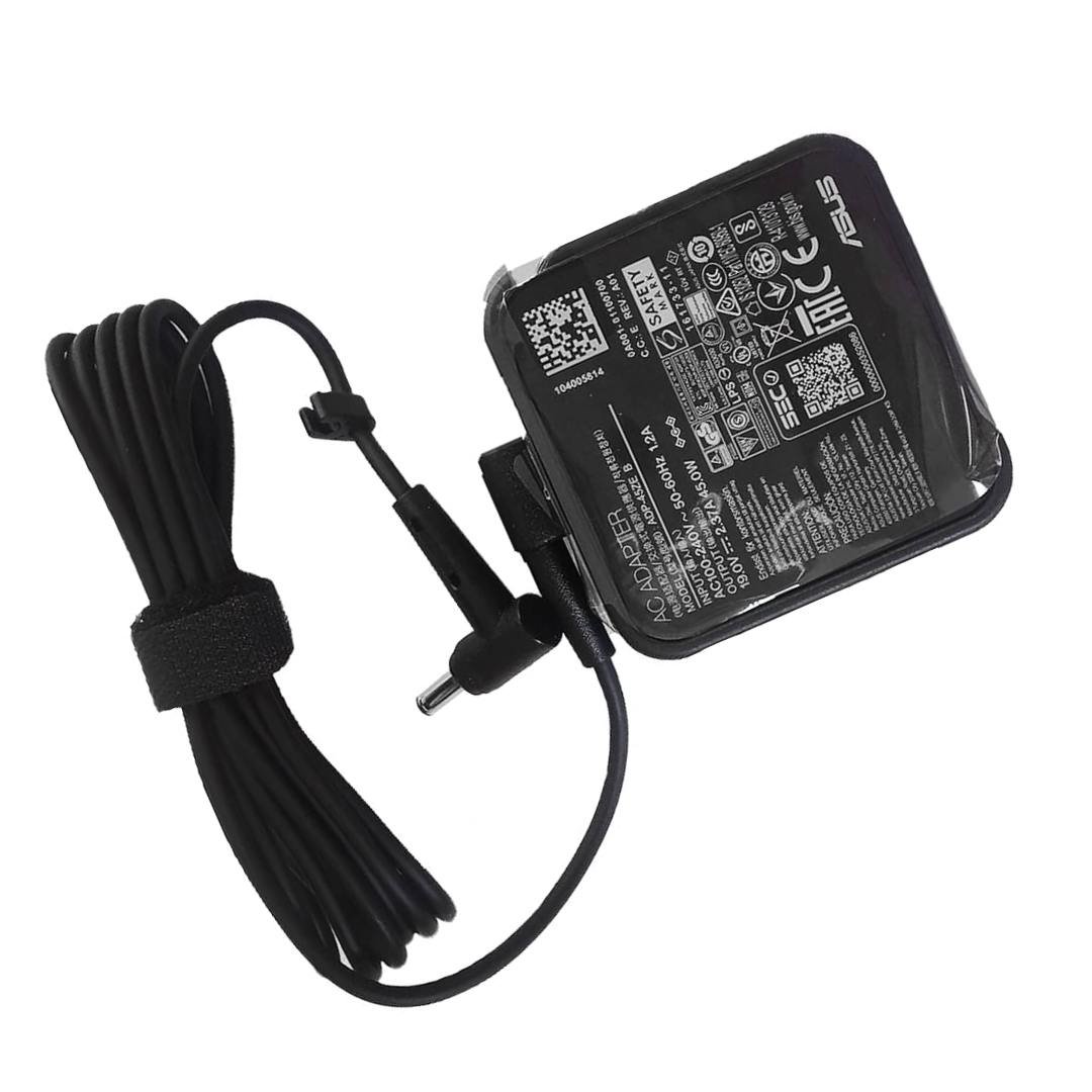 ASUS 45W Square Shape 4x1.2mm Pin OEM Original Laptop Adapter – Reliable Power Solution for ASUS VivoBook and ZenBook Series