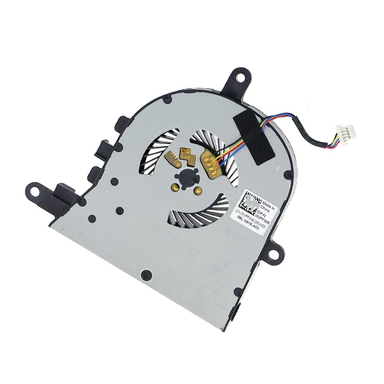 Internal CPU Cooling Fan for Dell Latitude 3590, L3590, E3590, Inspiron 15 5570, 5575, 5770, 17-3780, 3793, 5770, Vostro 3580, 3590, 3591, 3593 Series