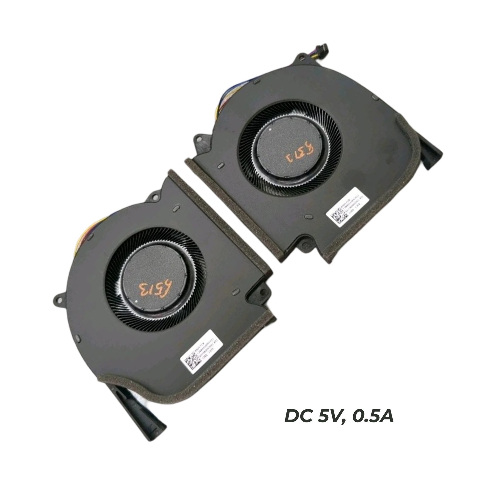 Premium Replacement CPU & GPU Cooling Fan for Asus ROG Strix G513 & G713 Series Laptops -DC 5V, 0.5A