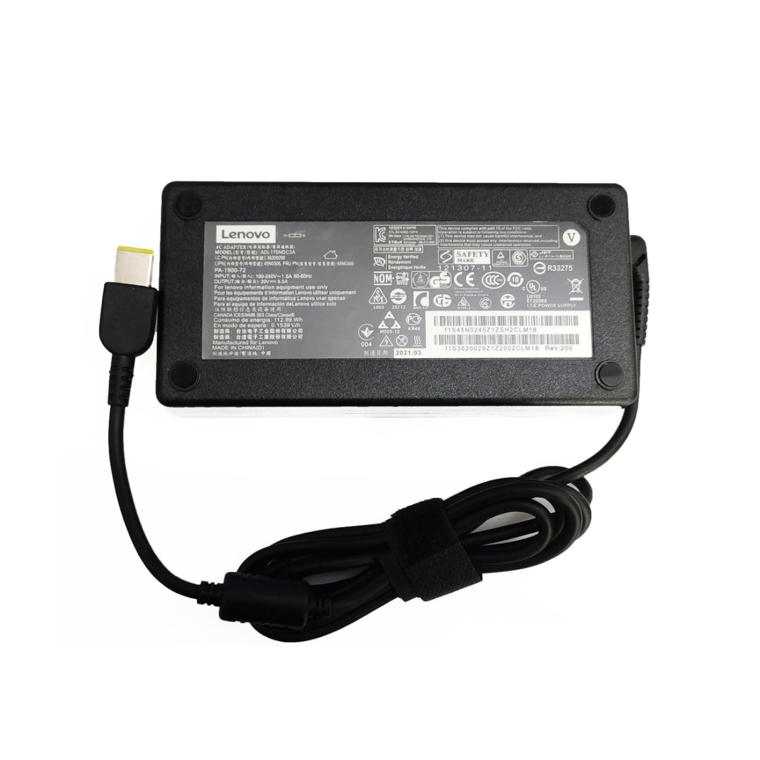 Lenovo 20V 8.5A 170W Laptop Adapter - Lenovo USB Slim Type Pin - for Legion Y700