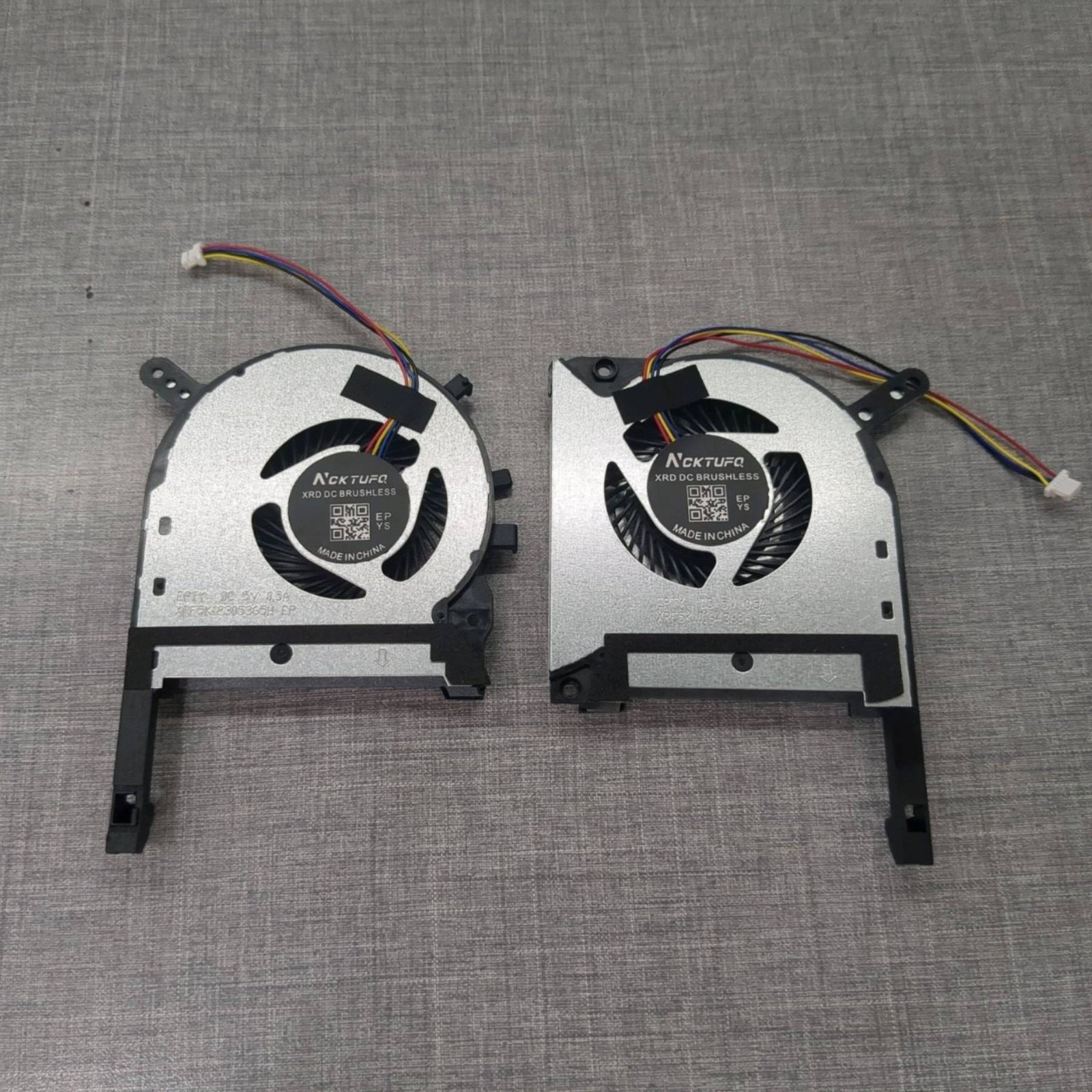 Asus TUF FX505DT CPU and GPU Cooling Fan Pair Combo - FX705DU FX705DD FX705DT