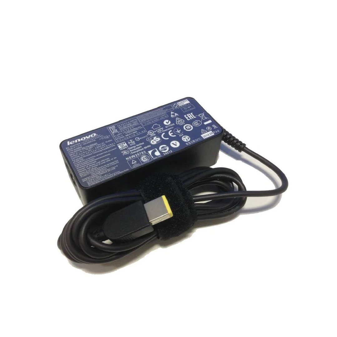 Lenovo 20V 2.25A, 45W OEM Original Adapter - Yellow USB Tip (Brown Box Packed)