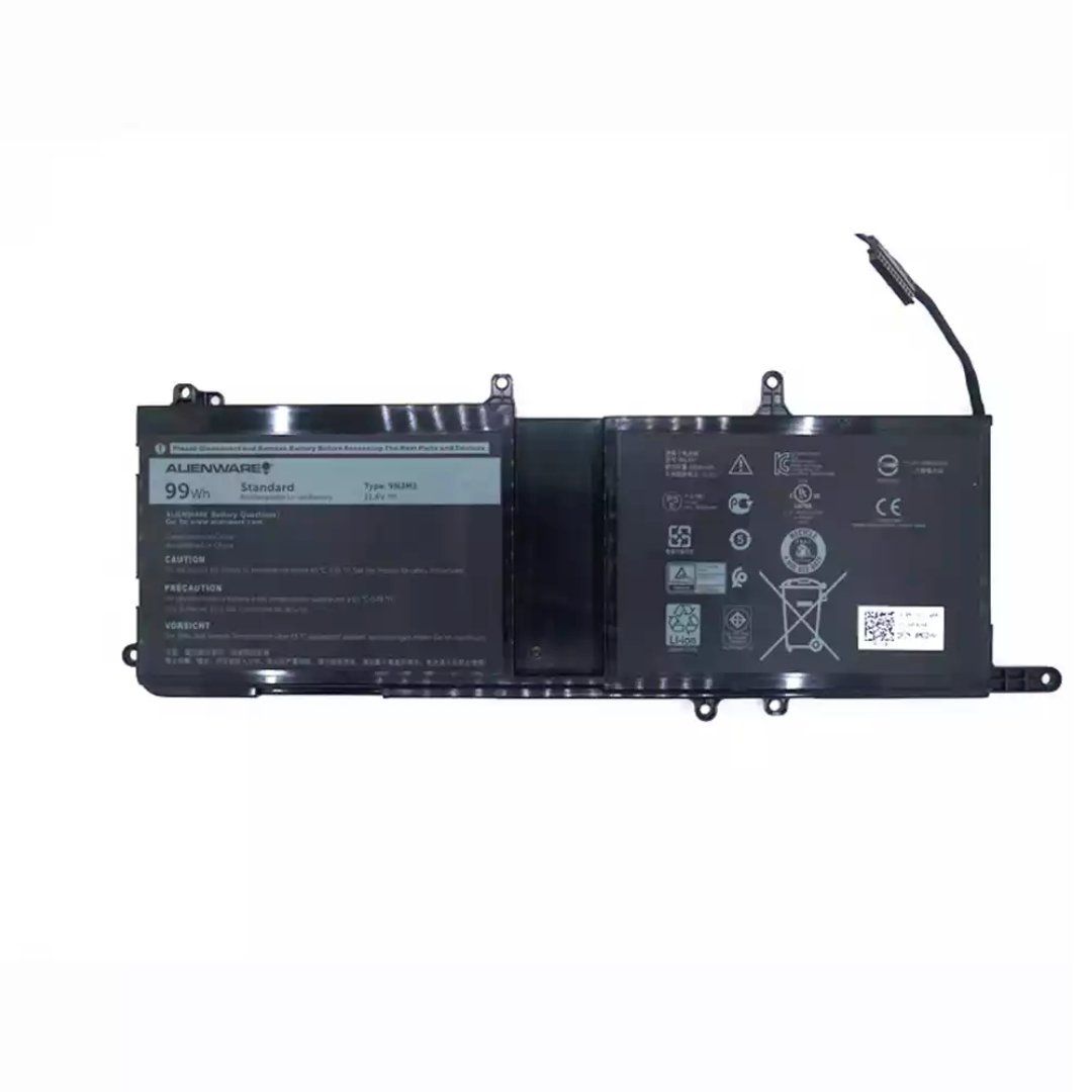 Dell 9NJM1 OEM Original Battery for Alienware 17 R4, 15 R3 ( 99Wh, 11.4v) - OEM Brown Box Packed