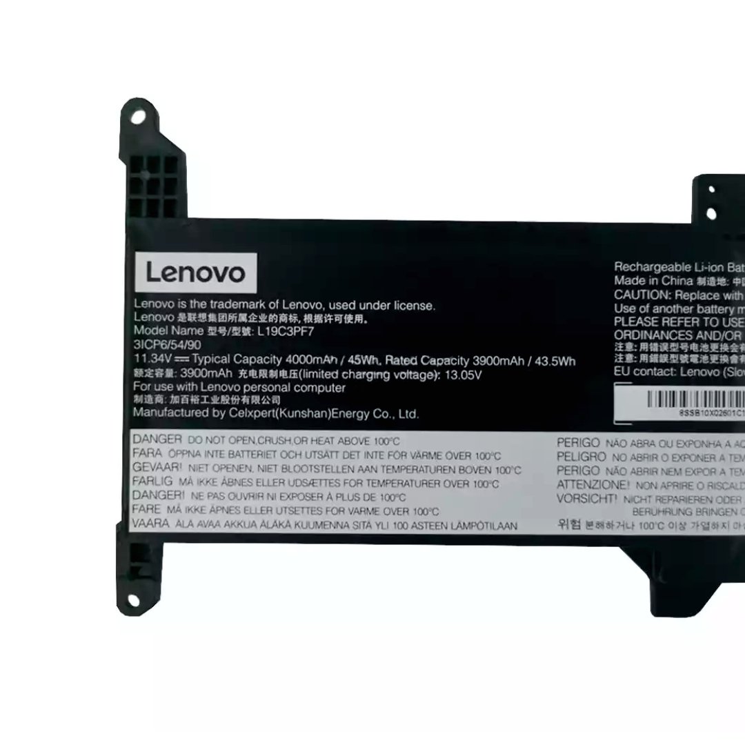 Lenovo L19D3PF5 or L19C3PF7 OEM Original Battery for Lenovo IdeaPad 3 14″ 3-15ARE05 3-15IIL05 3-14ADA057 - Brown Box Packed