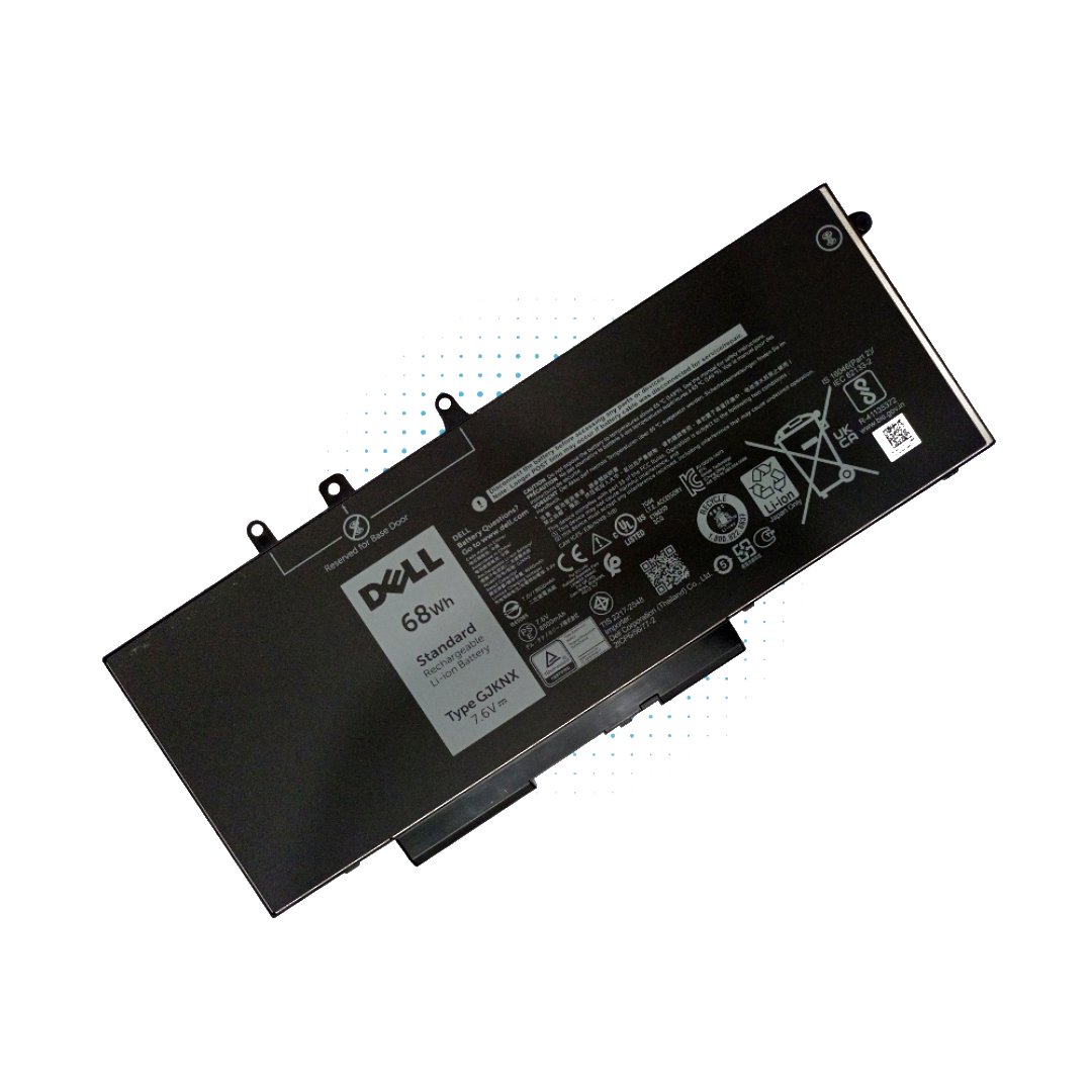 OEM Original GJKNX Battery for Dell Latitude 15 5580, 5480, 5280, M3520 & M3530 – Reliable 68Wh Power Solution