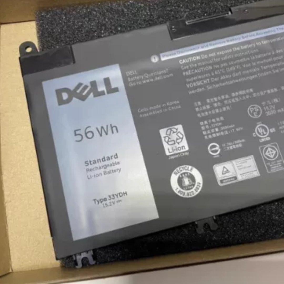 Dell 33YDH OEM Original Battery for Dell Inspiron 15-7577 & Dell Vostro 15-7570 Laptops