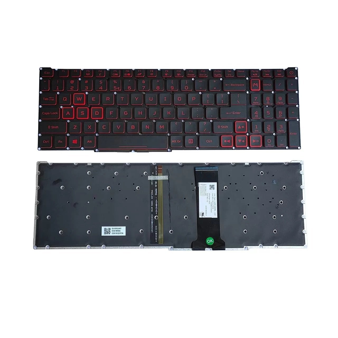 Nitro-5-AN515-52-1280x1280-1.jpg Replacement Keyboard for Acer Nitro 5 AN515-44 AN515-44-547D AN515-44-R623 AN515-44-R99Q Laptops - RED Backlight