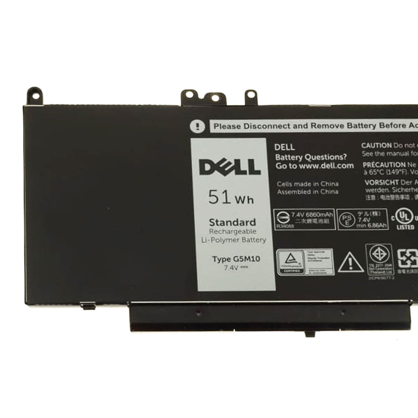 Untitled-1e.jpg G5M10 Dell OEM Original Laptop Battery for Latitude E5250, E5450, E5550, E5570 | 4-Cell, 51Wh | Free Shipping