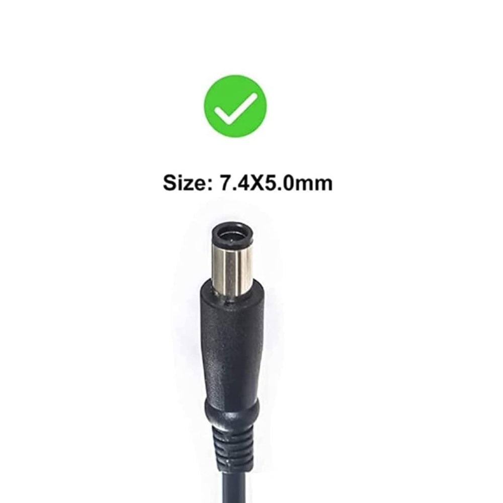 Dell 19.5V 3.34A 65W OEM Original Laptop Adapter - Slim Oval Shape, Big Pin (7.4×5.0mm) - BROWN BOX PACKED
