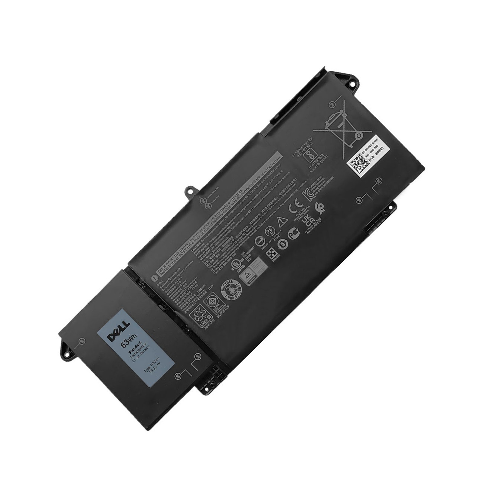 Dell 7FMXV OEM Original 63Wh Battery for Dell Latitude 5320 7320 - OEM Brown Battery