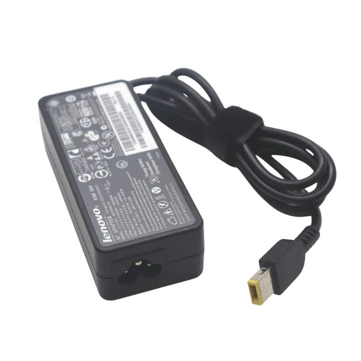 Lenovo 20V 2.25A, 45W OEM Original Adapter - Yellow USB Tip (Brown Box Packed)