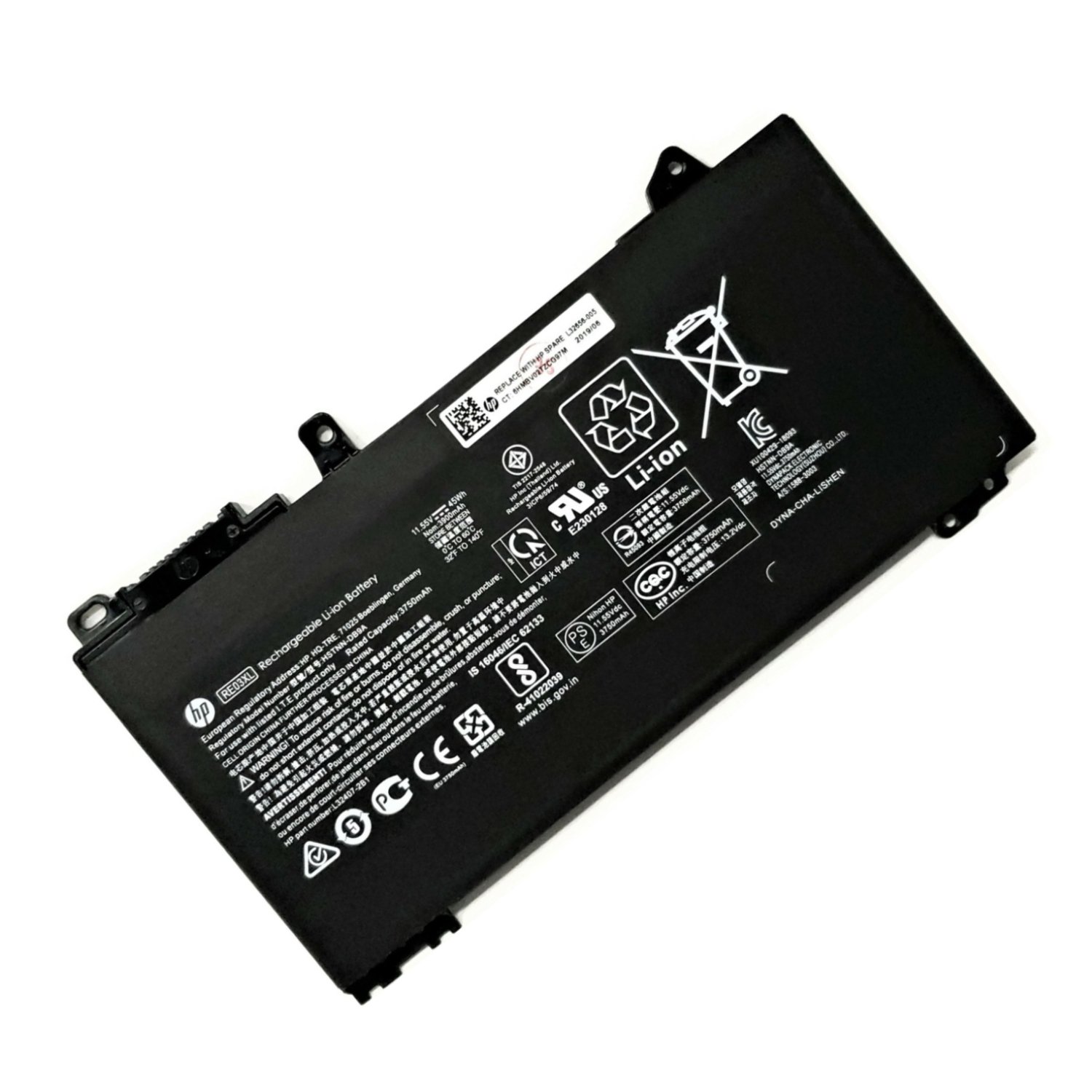 HP RE03XL 11.55V 45Wh OEM Original Laptop Battery – High-Performance Power Solution for HP ProBook 430, 440, 445, 450, 455 G6 Series