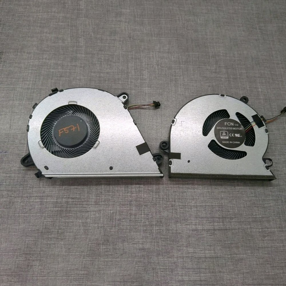 Fan pair for FAN For ASUS VivoBook F571, F571L, X571F -  CPU & GPU Cooling Fan pair
